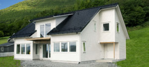 proyecto de una casa con un tejado estilo everglaze